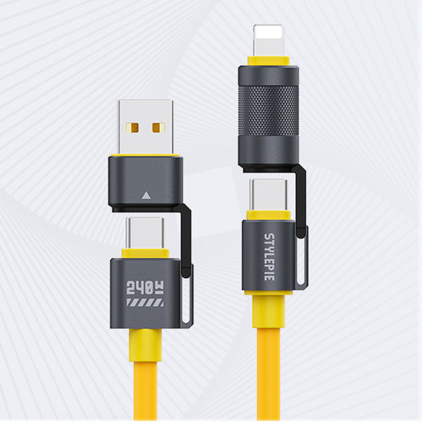 4-in1 PD 240W Fast Charging Portable Data Cable4-in1 PD 240W Fast Charging Portable Data Cable