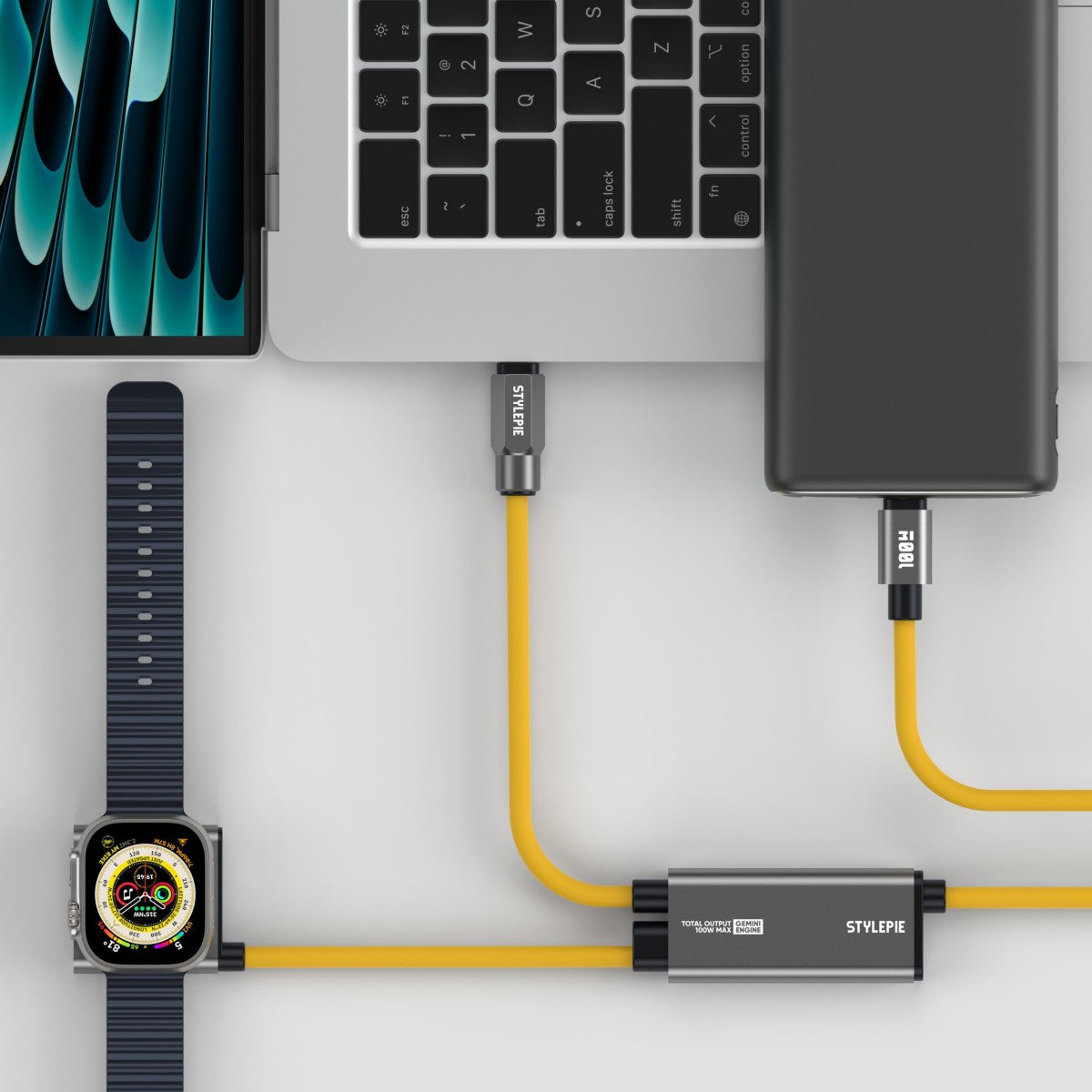 GEMINI CABLE: Seamless Dual Charging & Versatile Cable Modes