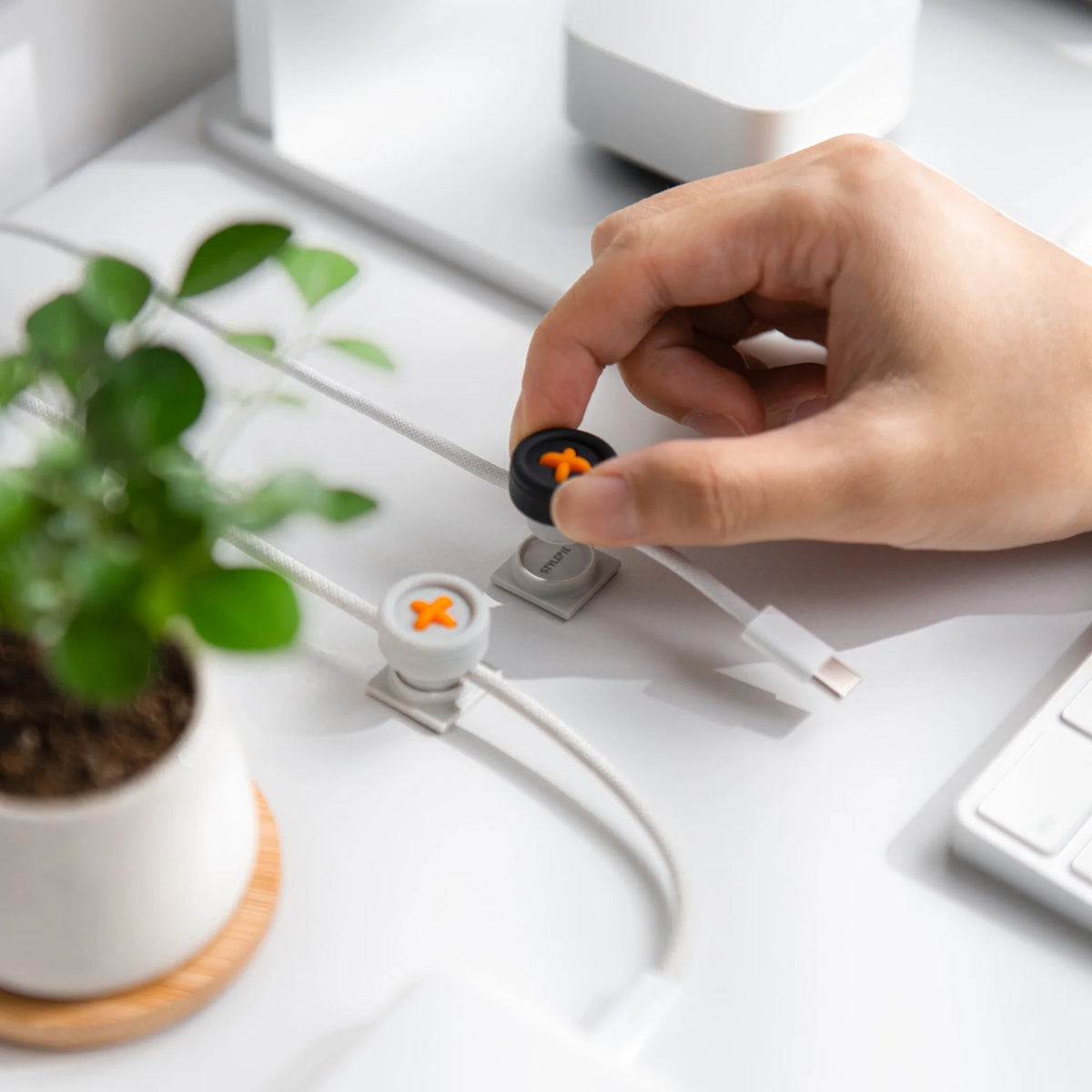 Button Cable Organizer