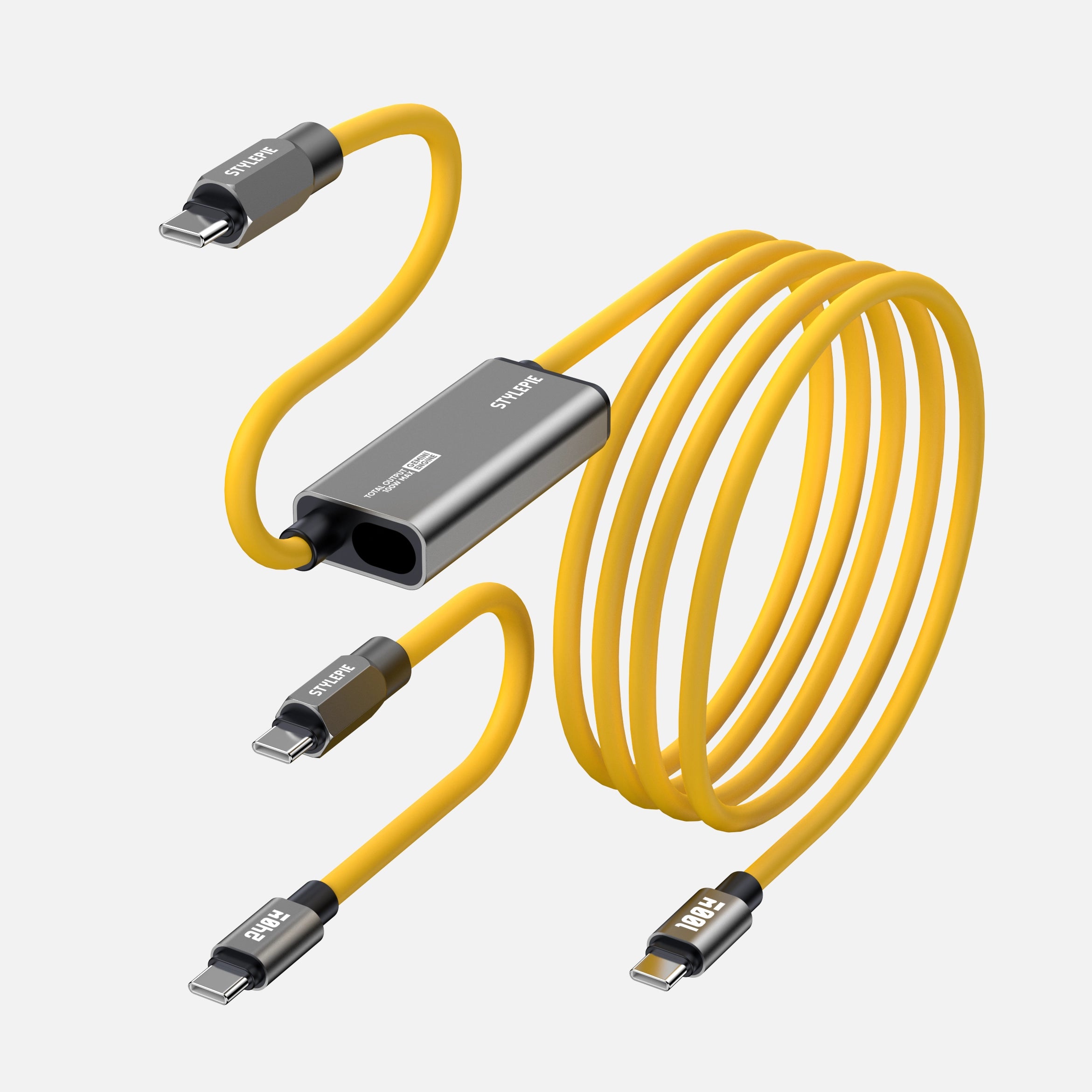 CÂBLE GEMINI : Recharge double continue et modes de câble polyvalents