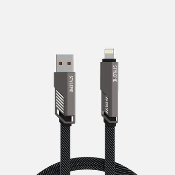 240W 4-in-1  Nylon Braided Charge Cable (1.5m/5ft)