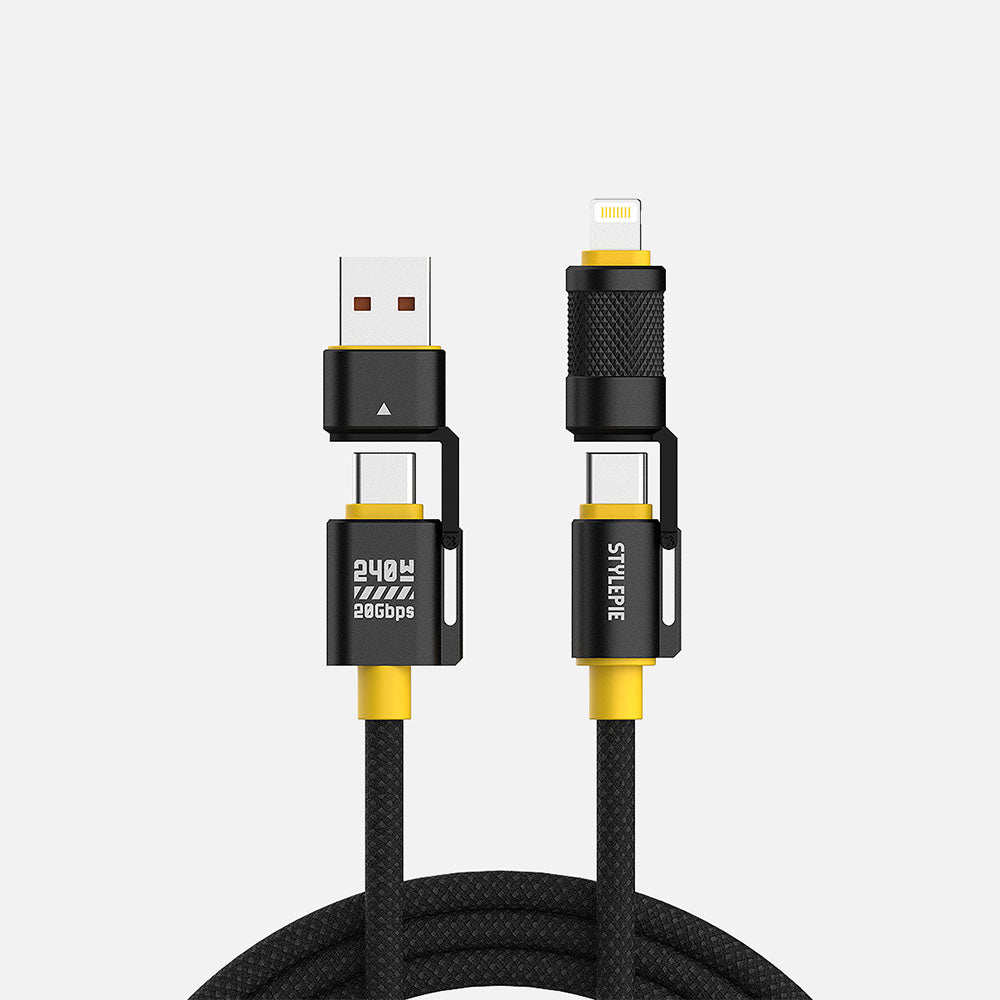 4-in-1 Fast Charge USB4 Cable (Ultra-Edition)