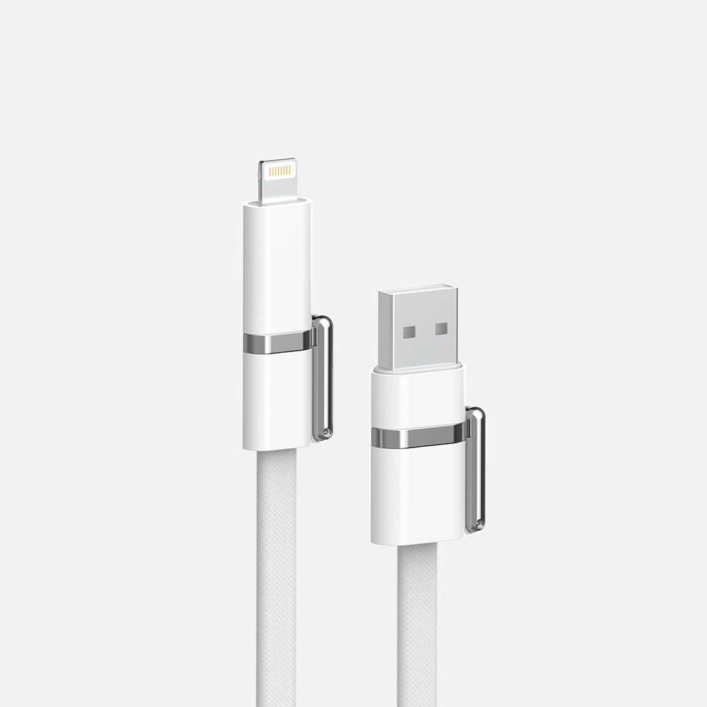 Apple Style 60-240W 4 in 1 Fast Charging Data Cable(1.5m/5ft）