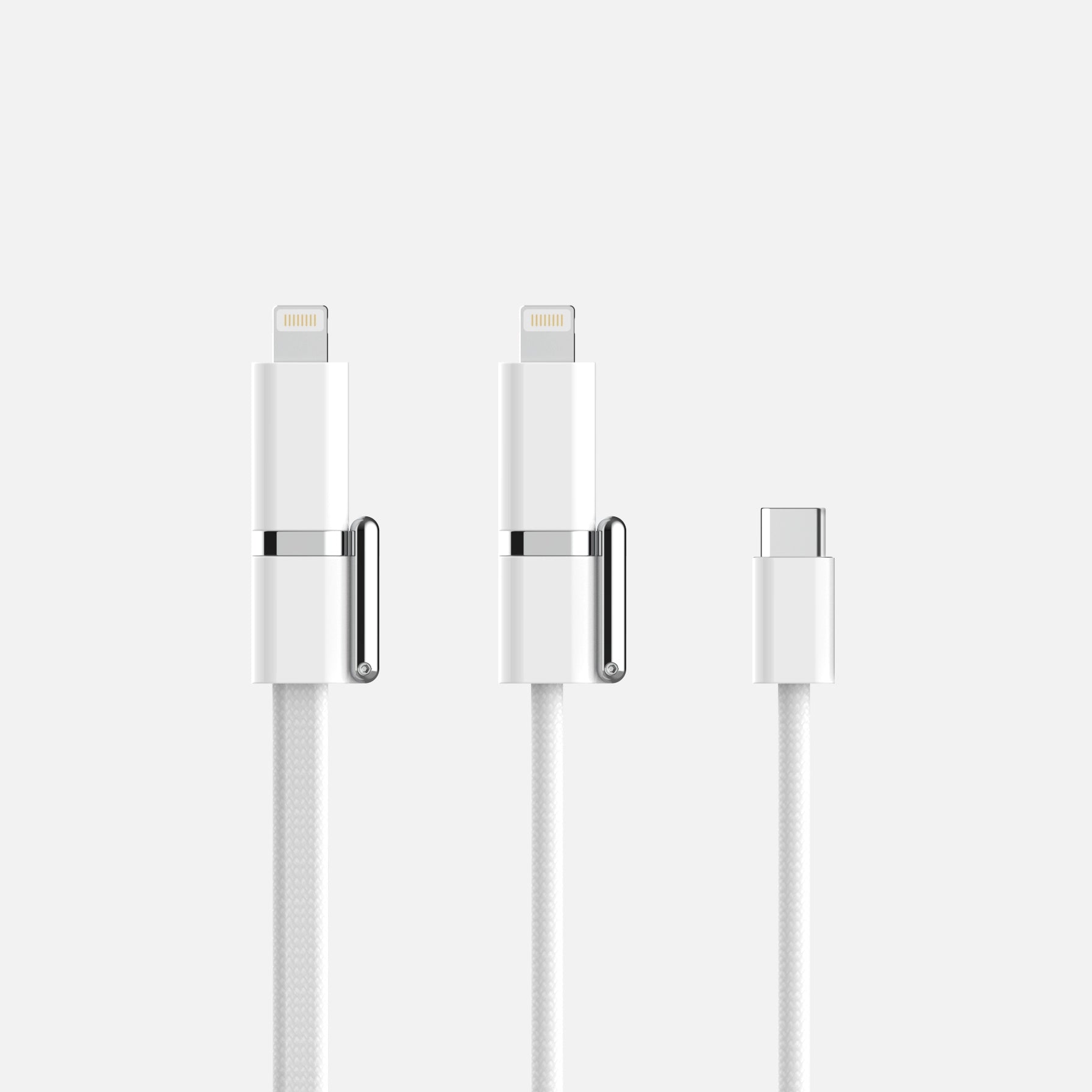Apple Style 60-240W 4 in 1 Fast Charging Data Cable(1.5m/5ft）